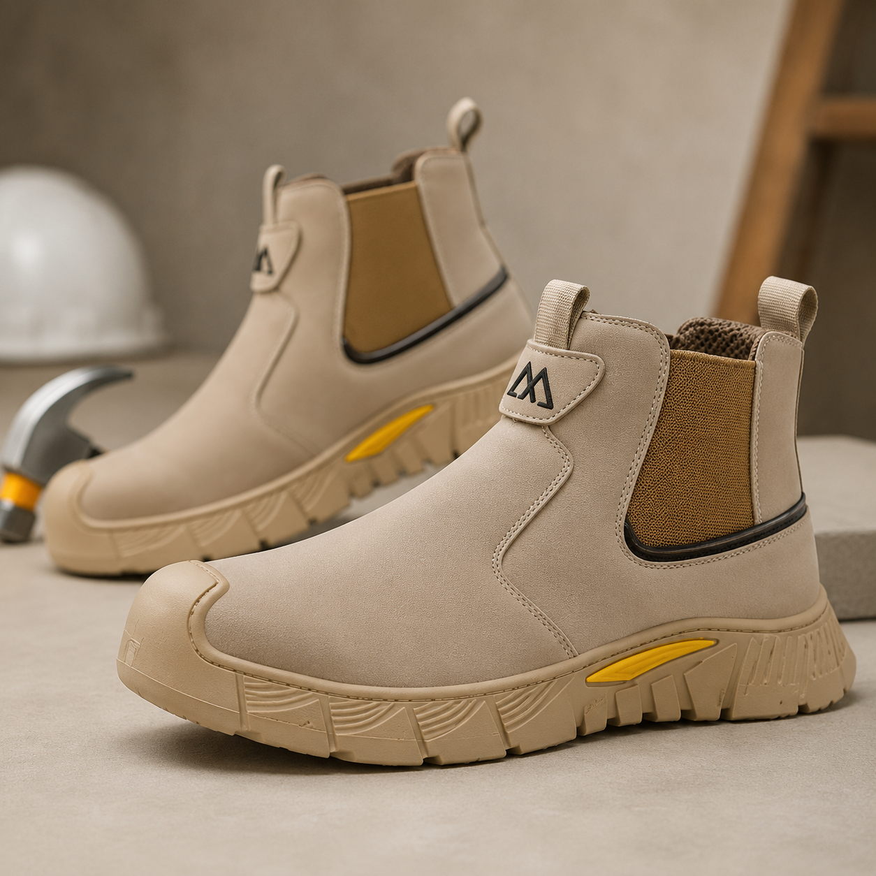 Steel Toe Safety Shoes for Men Women Slip Resistant Work Shoes Sneaker Outdoor Protective Work Shoes Outdoor Security Boots Men